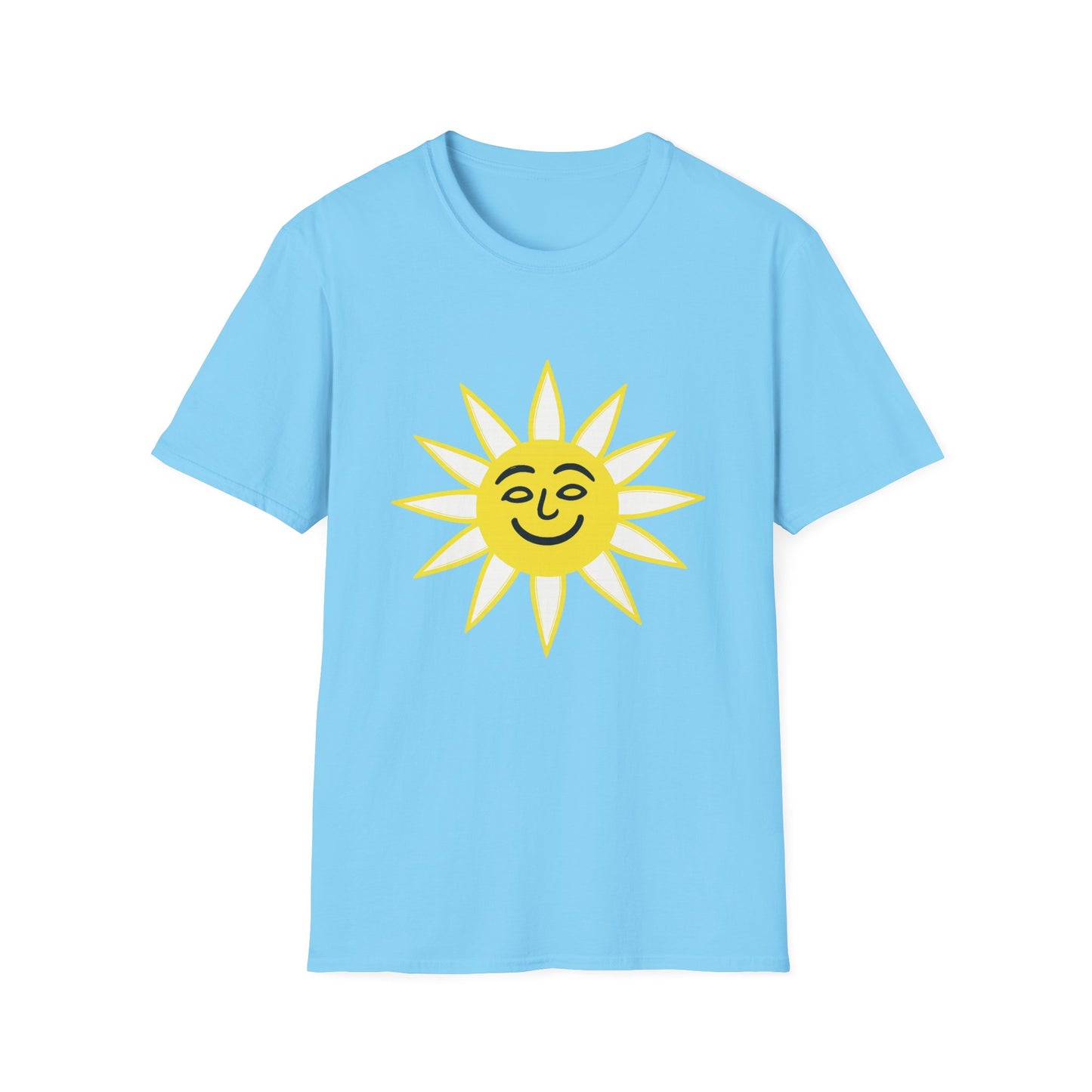 Help Wanted Sun T-Shirt | Sky Blue Renewable Energy Tee