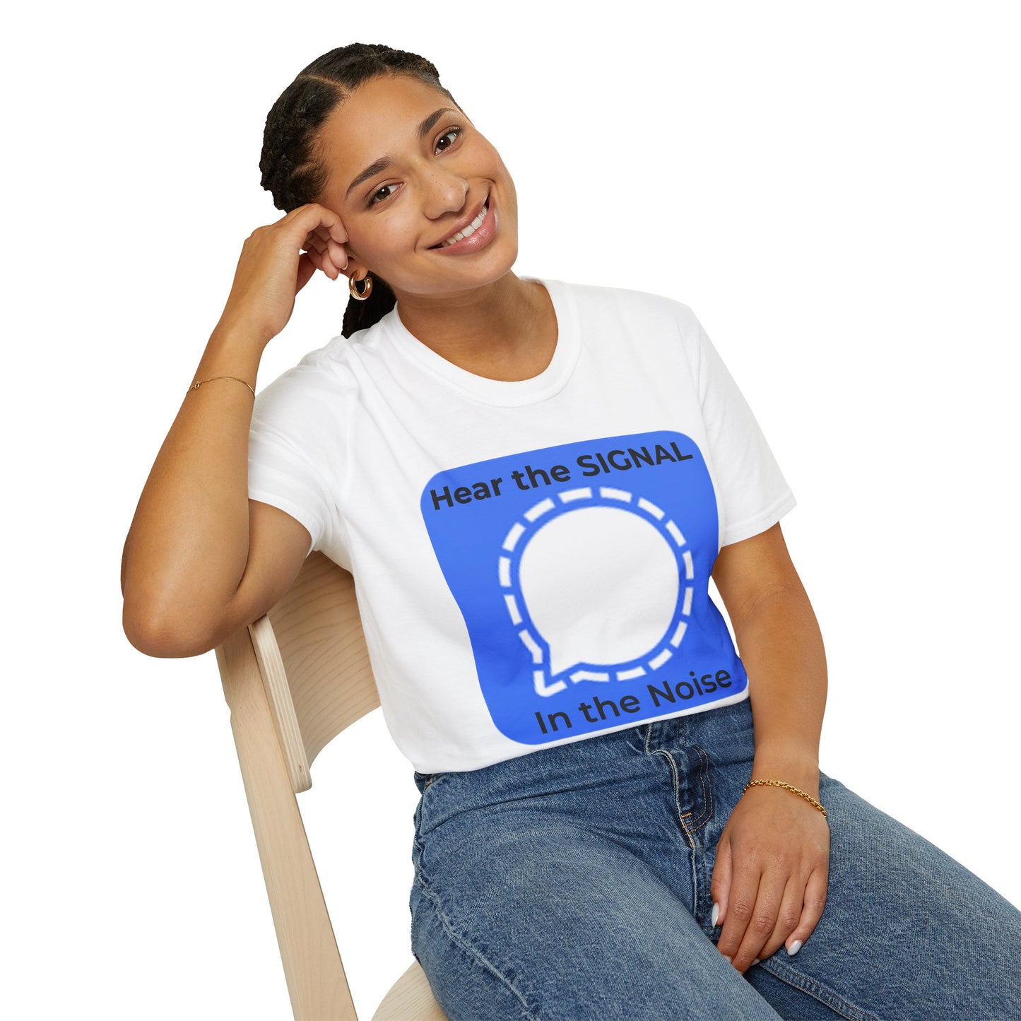 Signal Gate – When Truth Breaks Through the Noise Tee