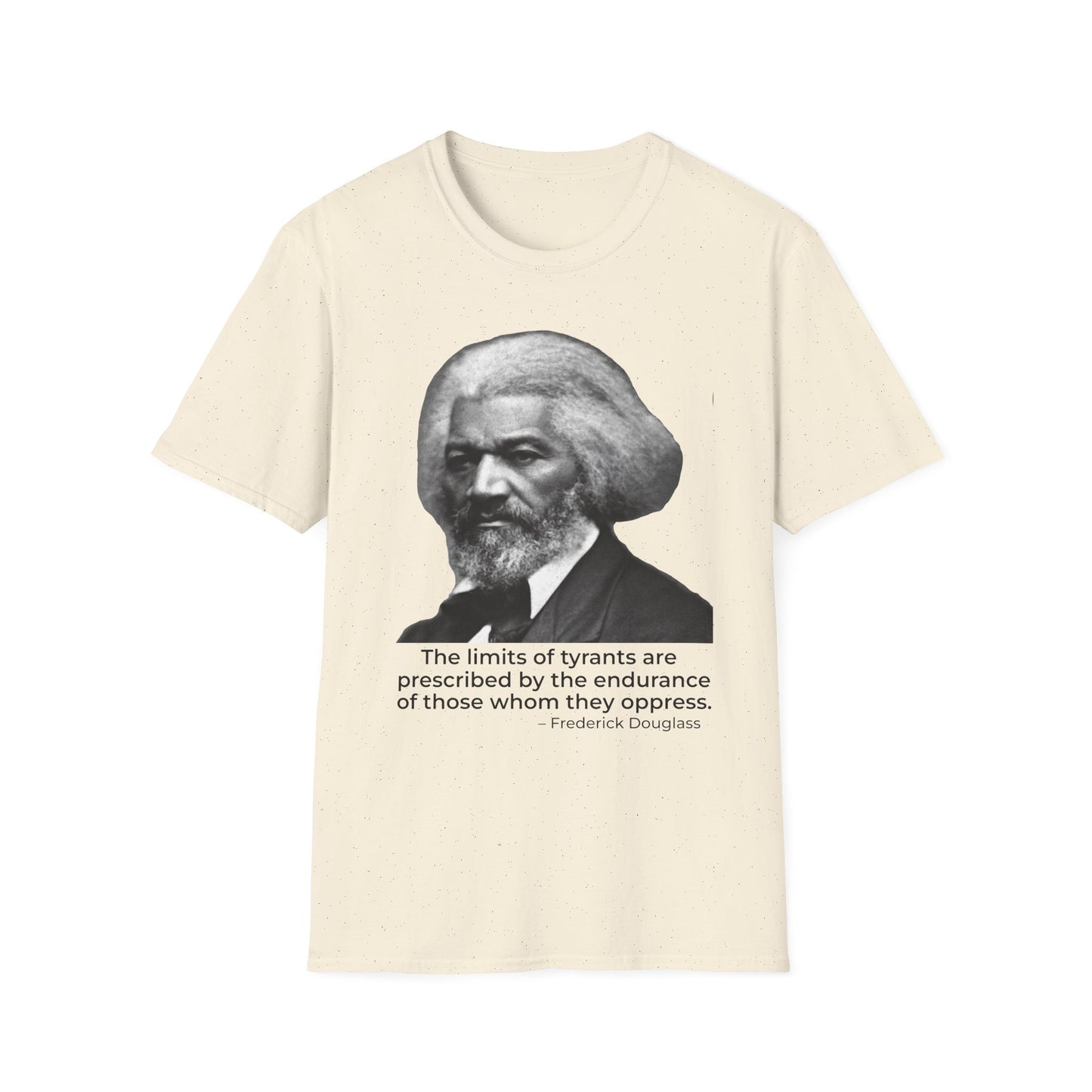 The Limits of Tyrants – Frederick Douglass Quote Tee (Natural)