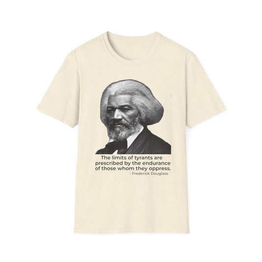 The Limits of Tyrants – Frederick Douglass Quote Tee (Natural)