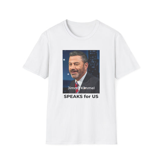 Jimmy Kimmel Free Speech T-Shirt – Double-Sided