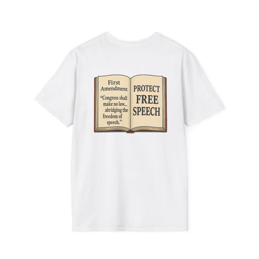 Jimmy Kimmel Free Speech T-Shirt – First Amendment Protest Tee