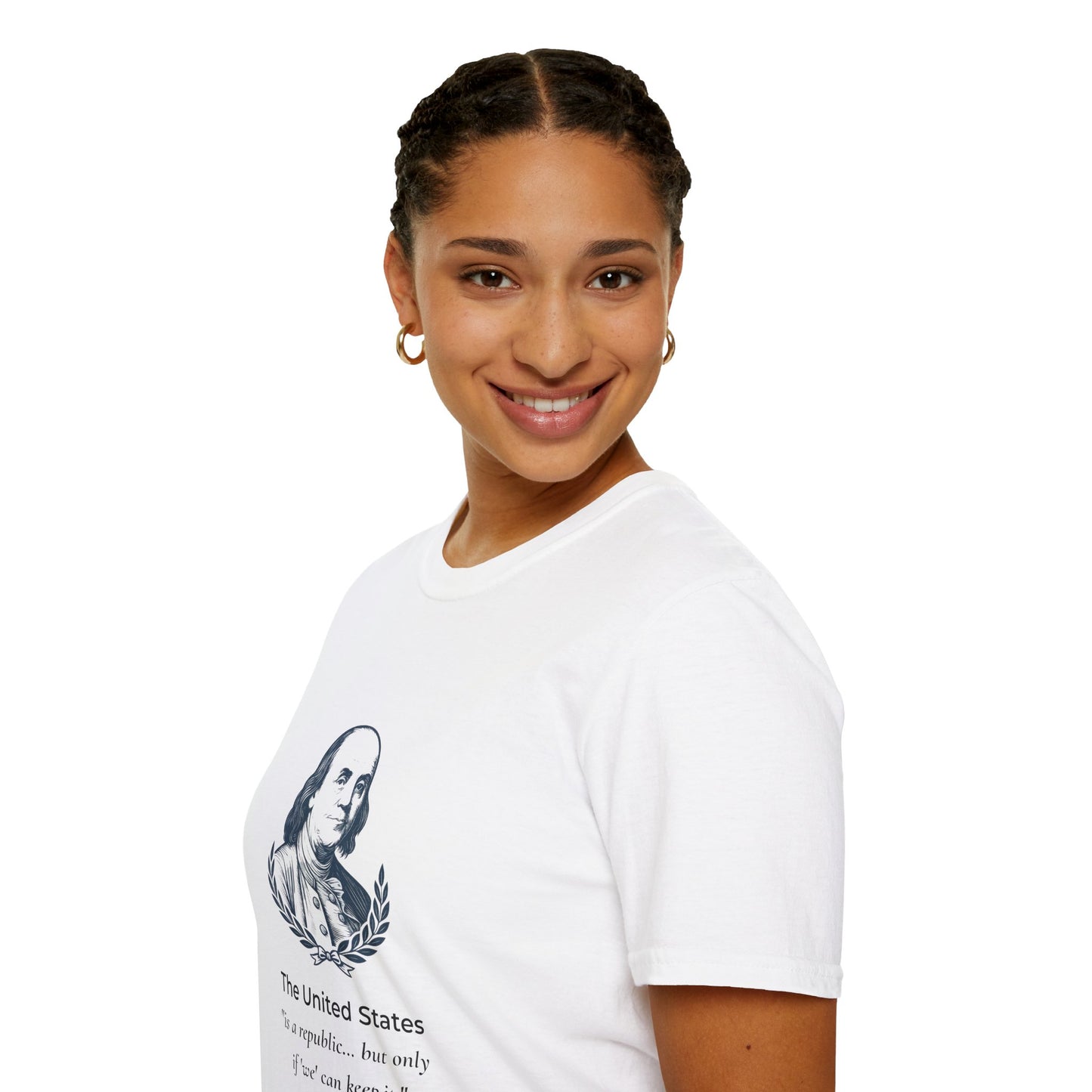 No Dictators T-Shirt | A Republic If You Can Keep It Ben Franklin Quote Tee