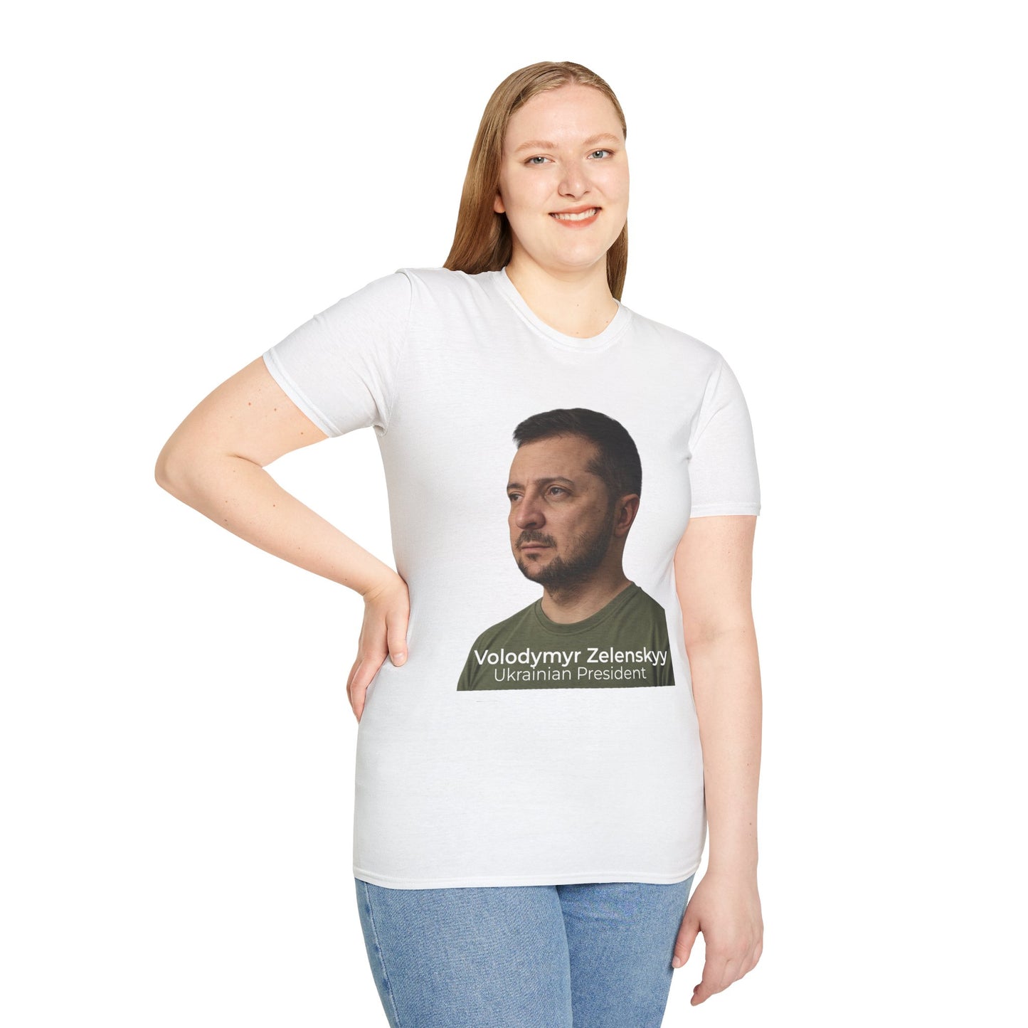 Real Courage – Zelenskyy Tribute T-Shirt | Stand With Ukraine