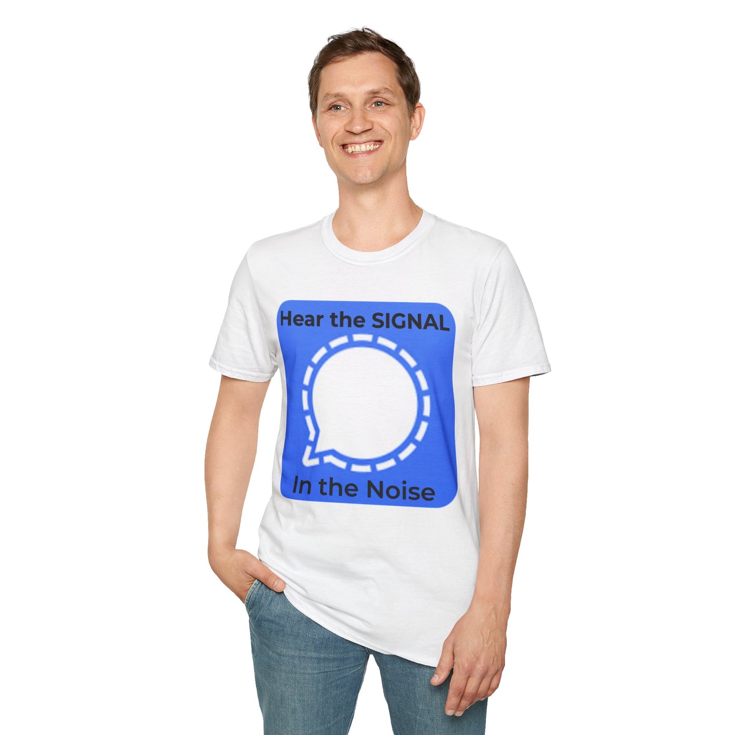 Signal Gate – When Truth Breaks Through the Noise Tee