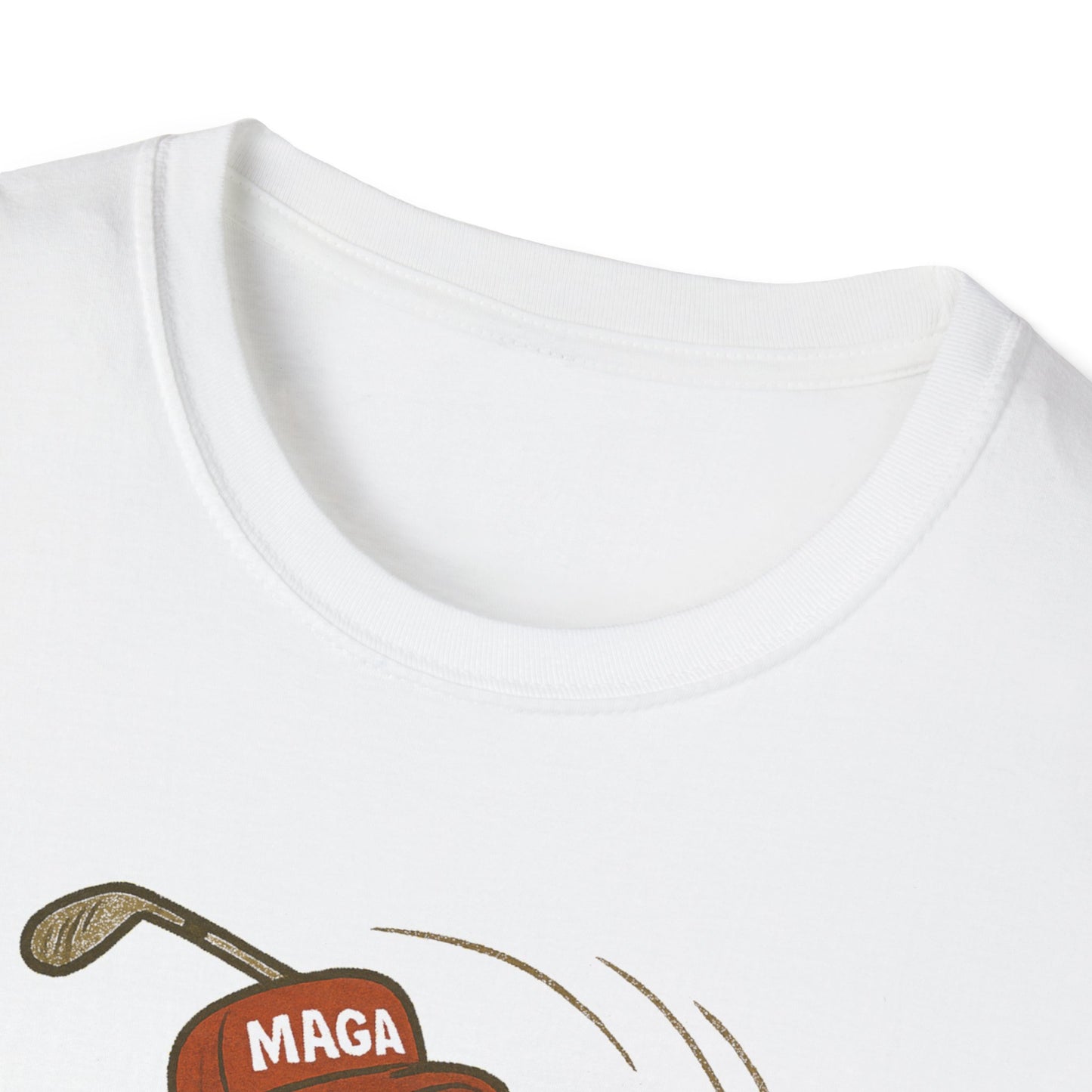 POTUS Golfer Swinging T-Shirt – Satirical Protest Tee