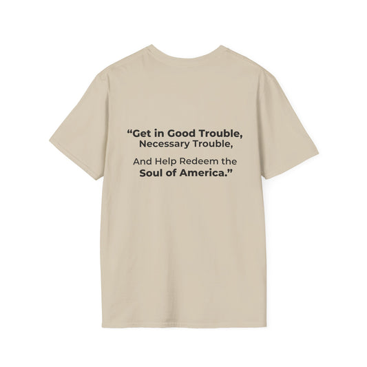 John Lewis Get in Good Trouble Legacy Shirt – Civil Rights Quote Tee – Sand