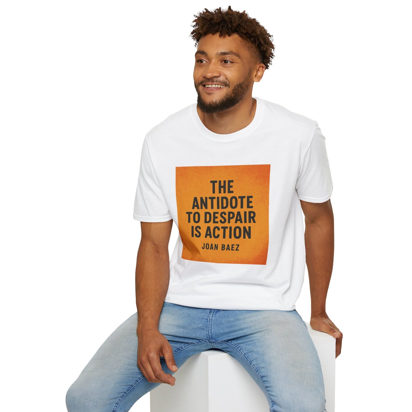 Joan Baez Quote Shirt – Antidote to Despair – Resist Tyranny T-Shirt
