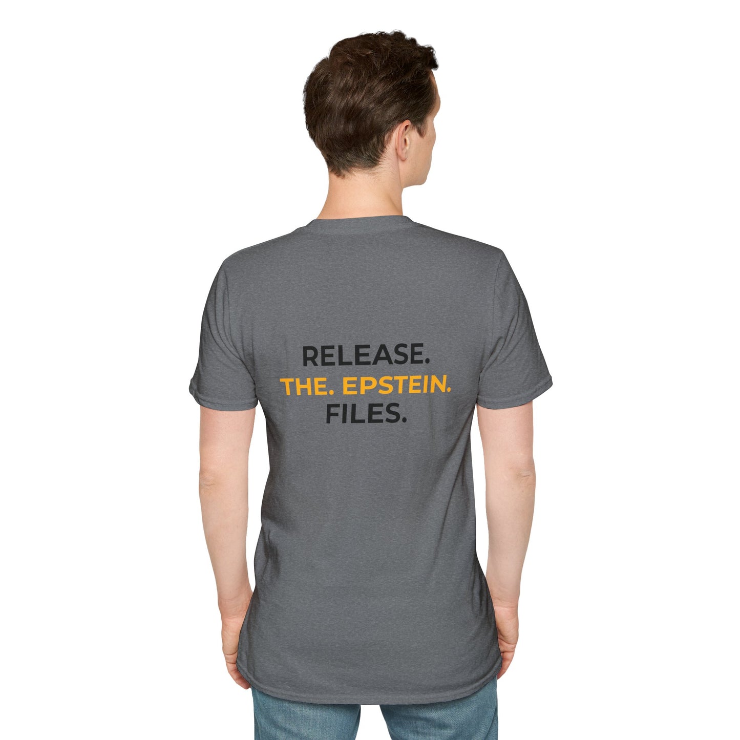 Sunlight is the Best Disinfectant T-shirt – Release the Epstein Files – Graphite Heather