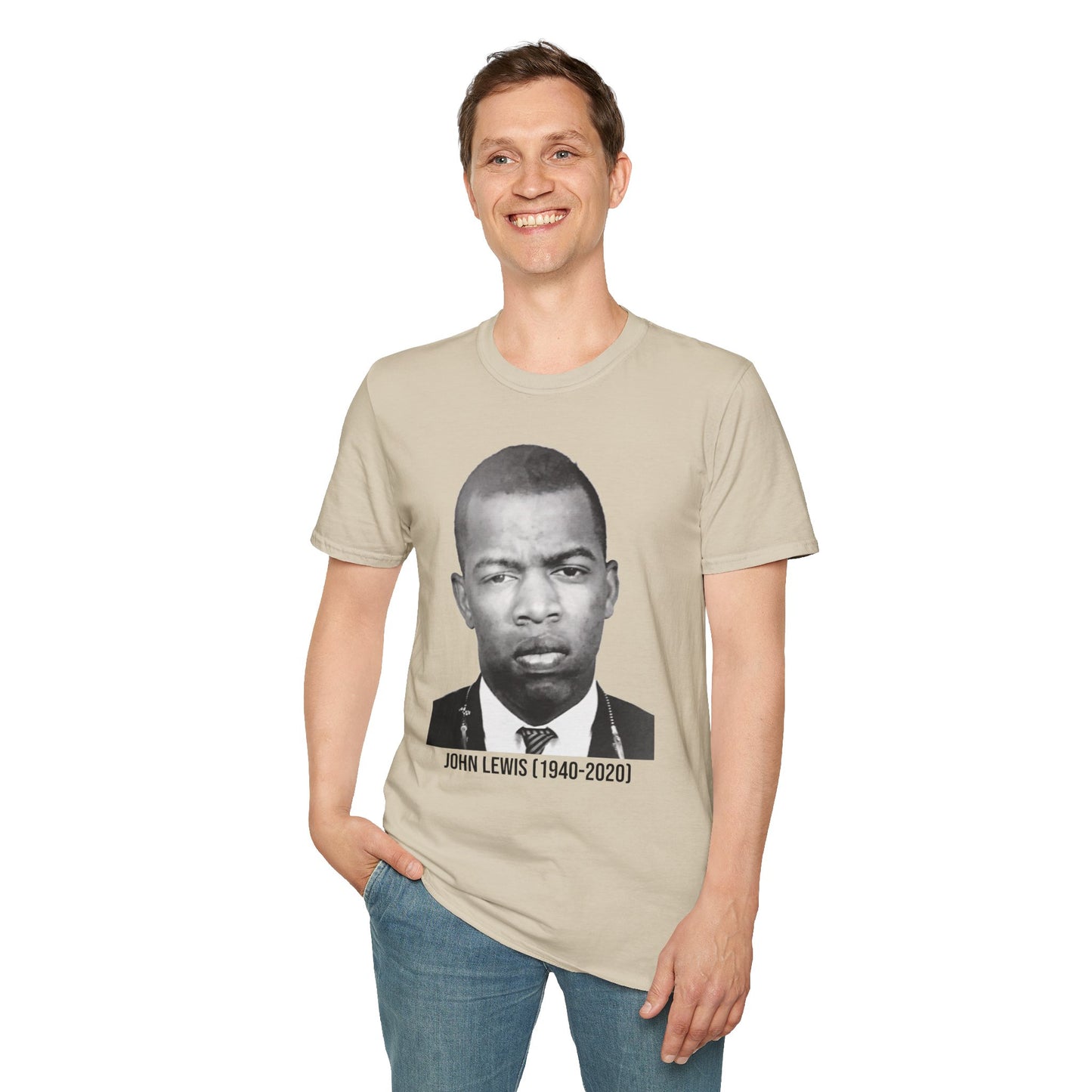 John Lewis Get in Good Trouble Legacy Shirt – Civil Rights Quote Tee – Sand