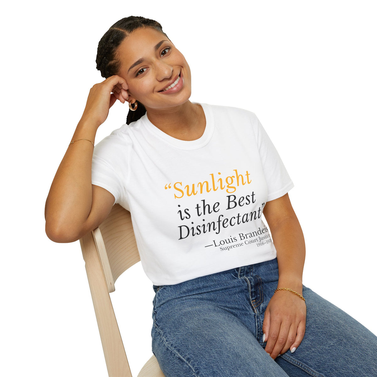 Sunlight Is the Best Disinfectant T-Shirt – Release Unredacted Files Protest Tee