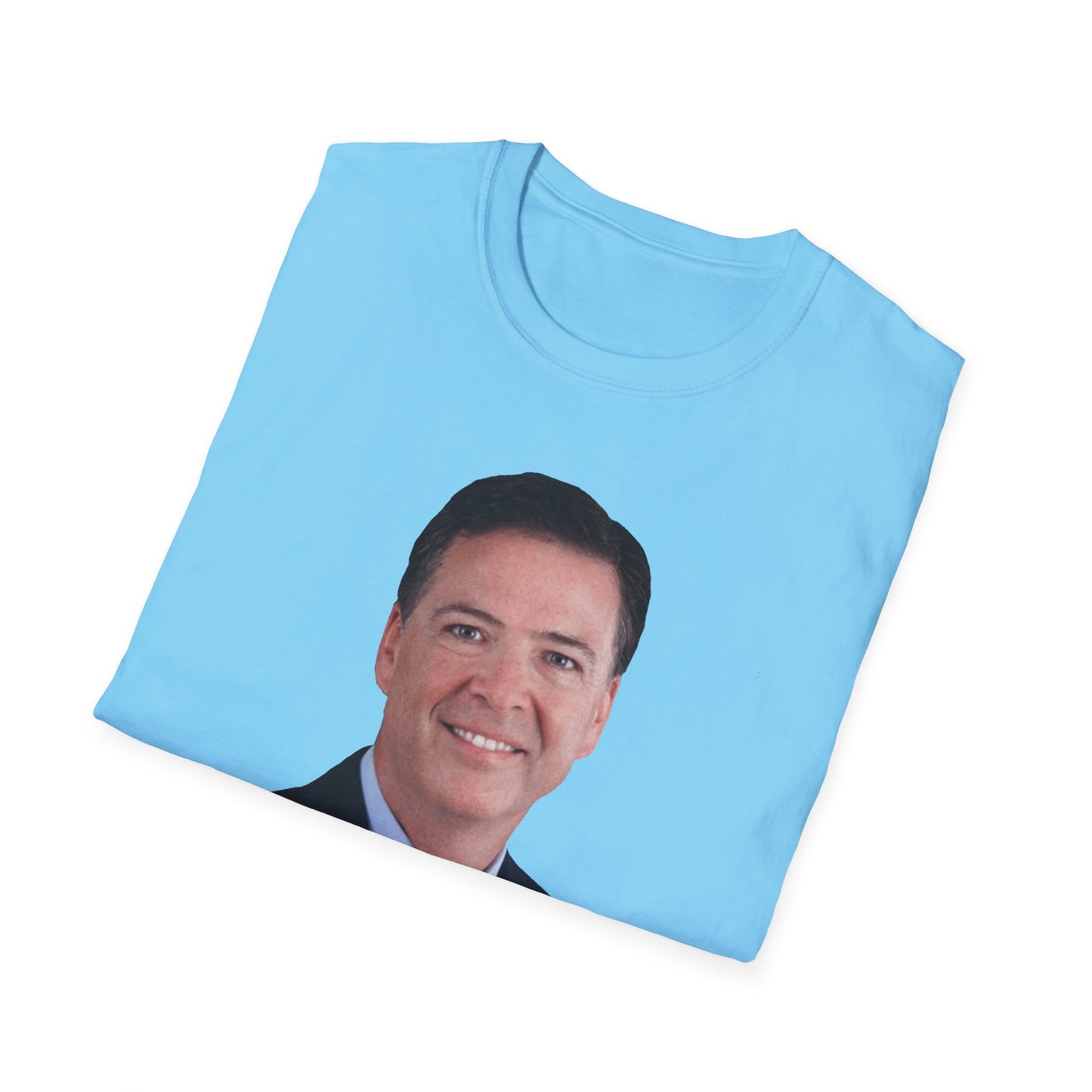 James Comey RESIST — Abuse of Power Protest T-Shirt – Sky Blue