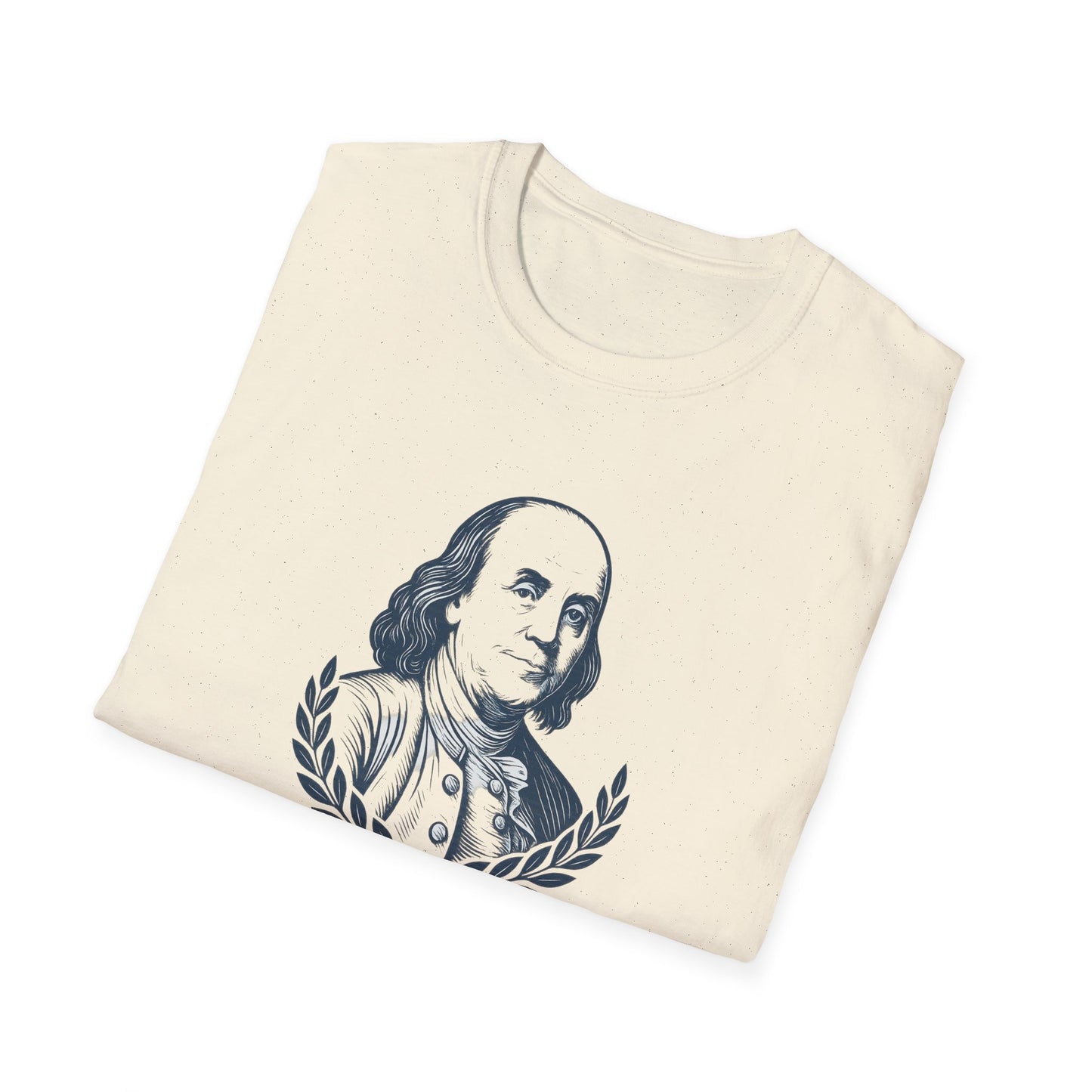 Ben Franklin No Dictators Shirt – A Republic If You Can Keep It T-Shirt – Natural