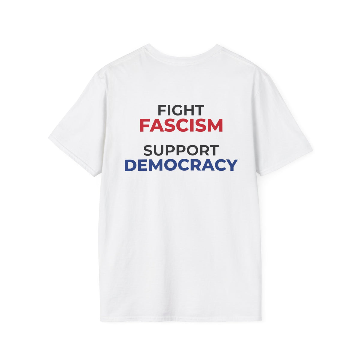 The Enemy Within – Fight Fascism, Support Democracy T-Shirt | Two-Sided Political Activist Tee