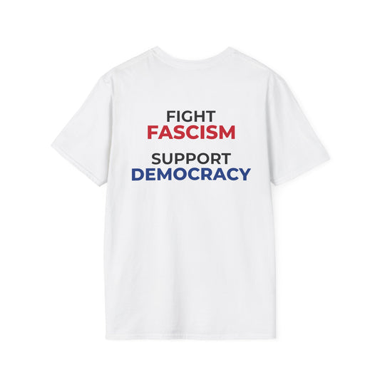 The Enemy Within – Fight Fascism, Support Democracy T-Shirt | Two-Sided Political Activist Tee