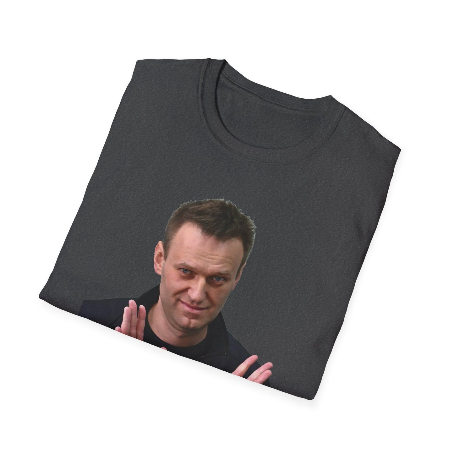Resist Dictatorship Alexey Navalny Tribute T-Shirt – Pro-Democracy & Anti-Authoritarian Tee – Gray Edition