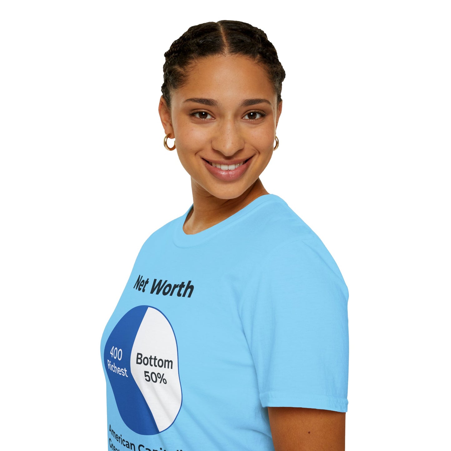 American Capitalism – Great, but Imperfect SKY BLUE T-Shirt