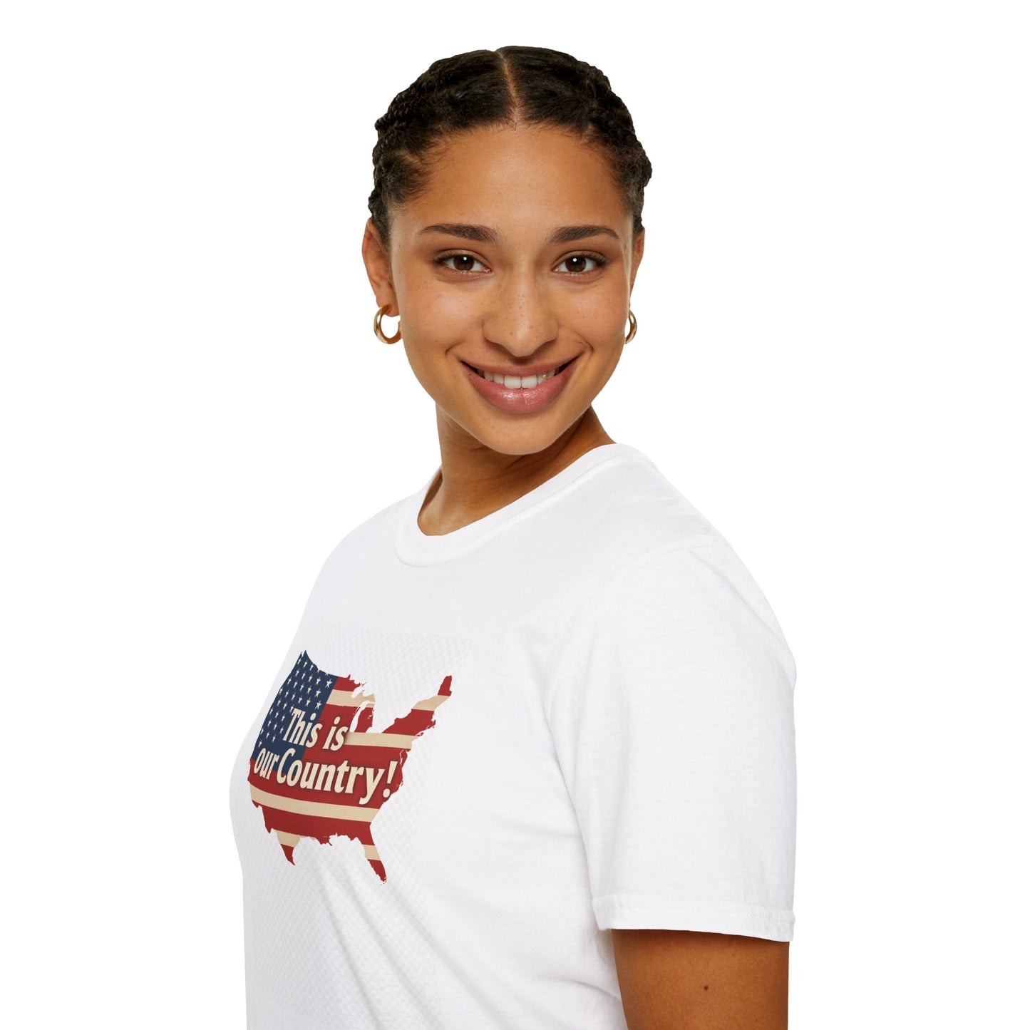 This Is Our Country – No Dictators Two-Sided Political Protest T-Shirt