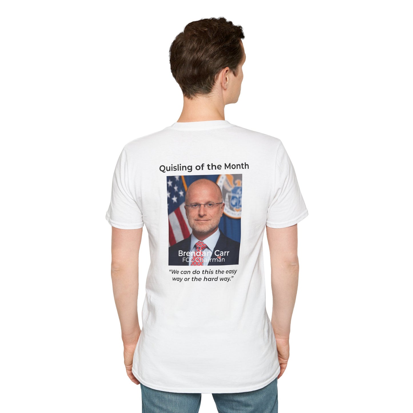 Quisling of the Month (September) T-Shirt – Vidkun Quisling & Brandan Carr Political Satire Tee