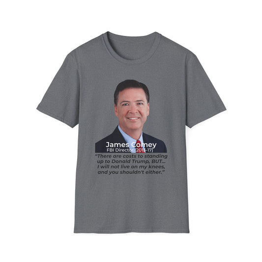 James Comey RESIST — Abuse of Power Protest T-Shirt – Graphite Heather