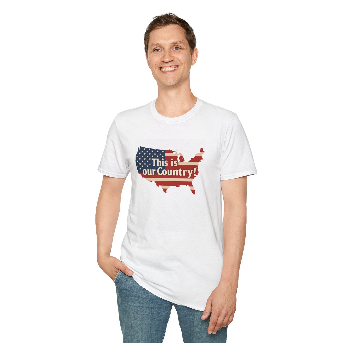 This Is Our Country – No Dictators Two-Sided Political Protest T-Shirt