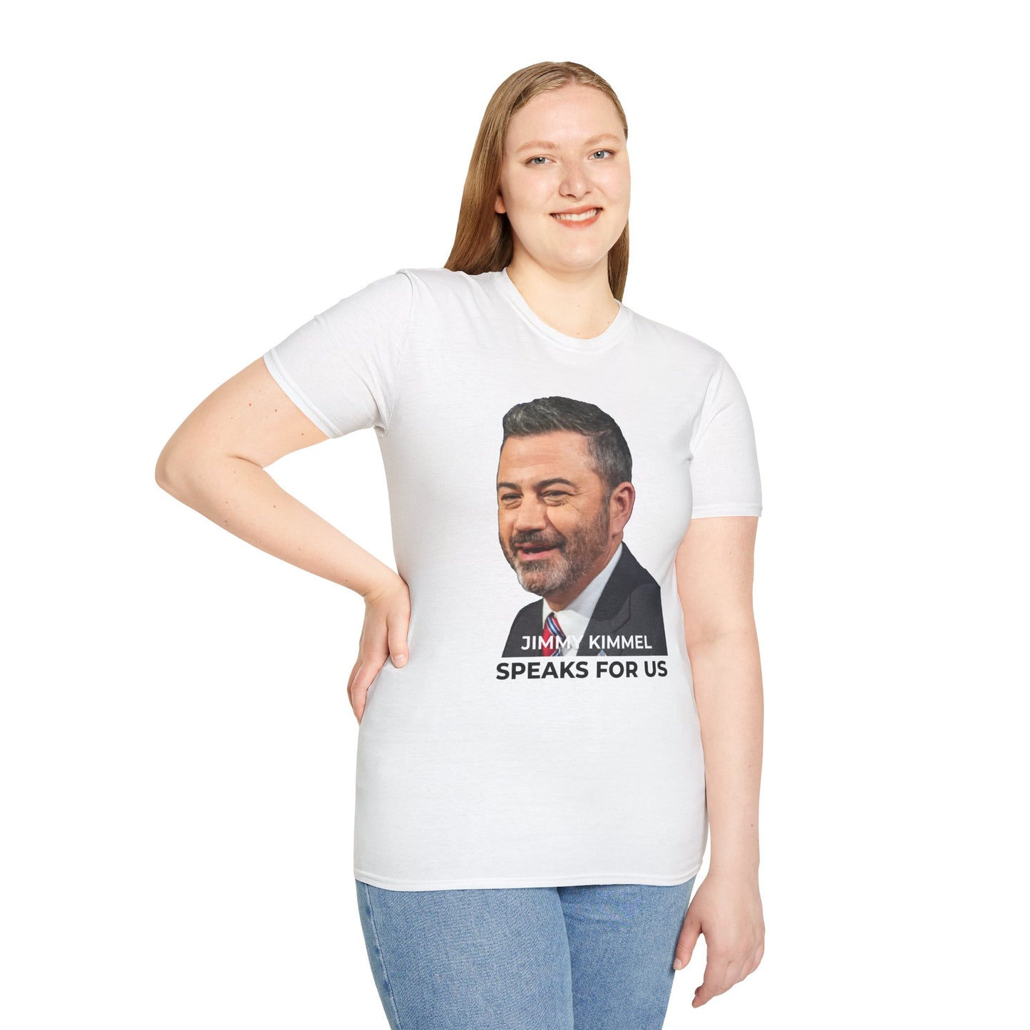 Jimmy Kimmel Free Speech T-Shirt – First Amendment Protest Tee