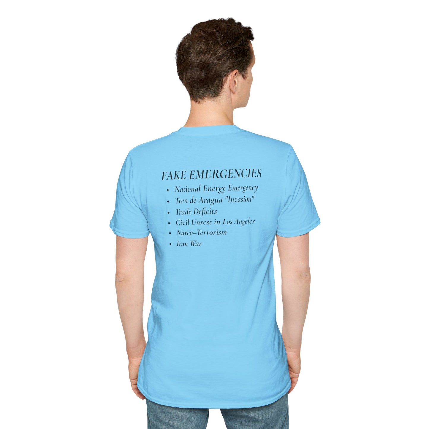 Two-Sided Tyranny Quote T-Shirt – Aesop Front / Crisis Pretexts Back