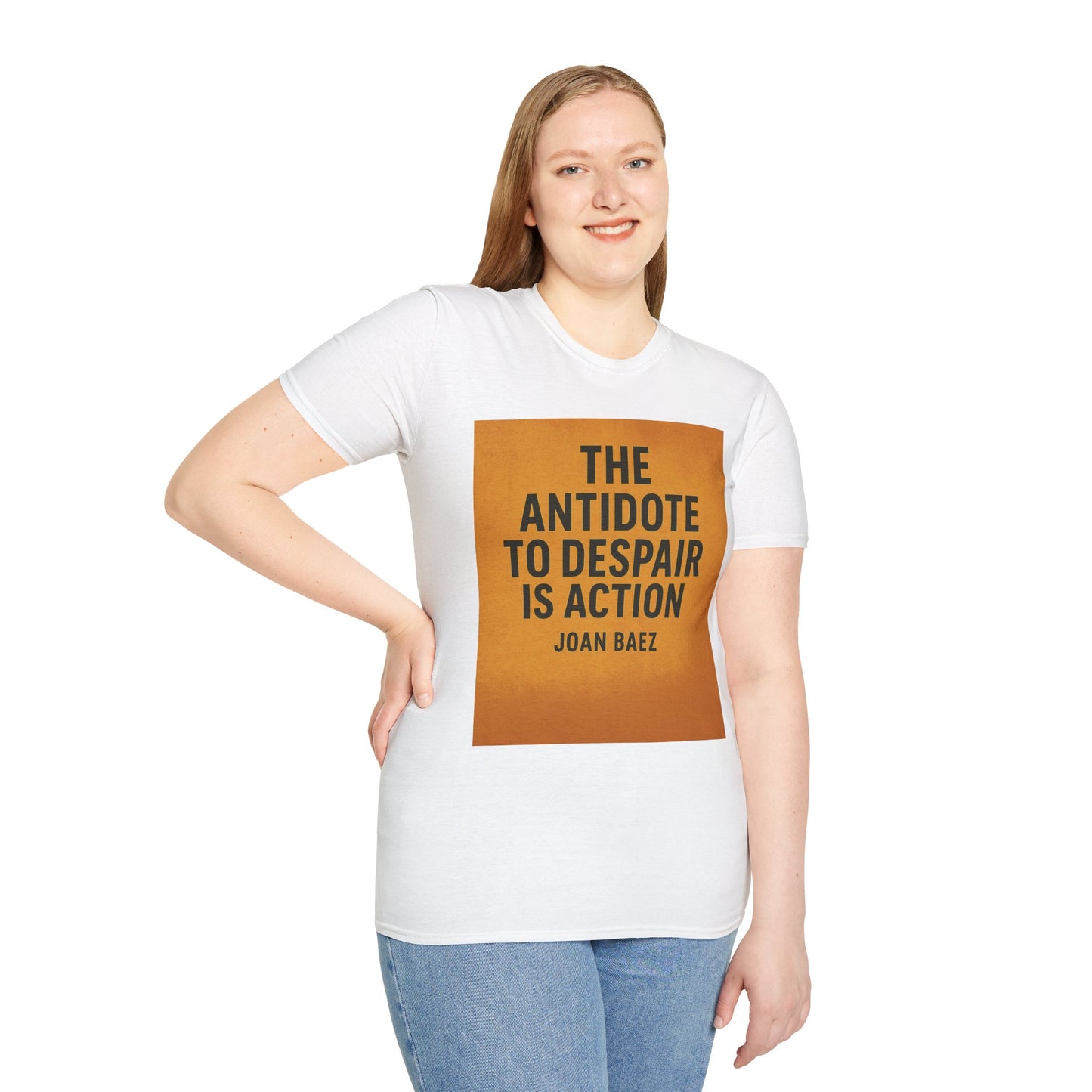 The Antidote to Despair T-Shirt | Joan Baez Quote & Resist Tyranny Tee