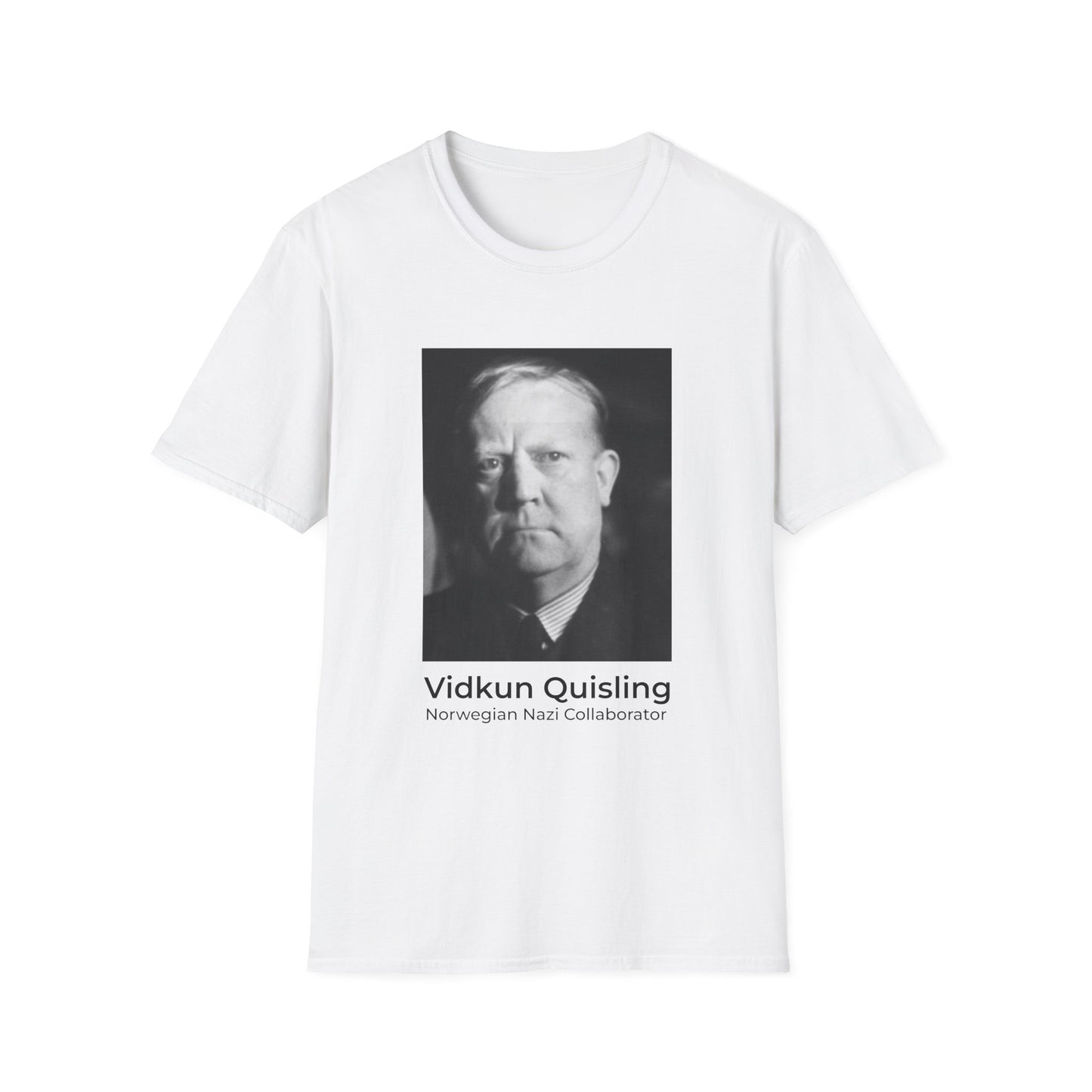 October Quisling of the Month T-Shirt | Vidkun Quisling & Pam Bondi Political Satire Tee