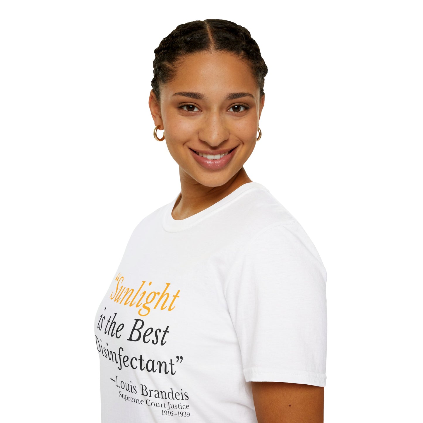 Sunlight Is the Best Disinfectant T-Shirt – Transparency Protest Tee