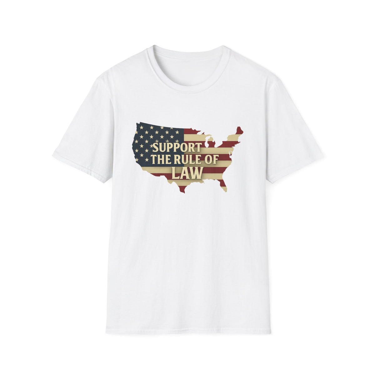 Support the Rule of Law T-Shirt – Civic Responsibility Protest Tee
