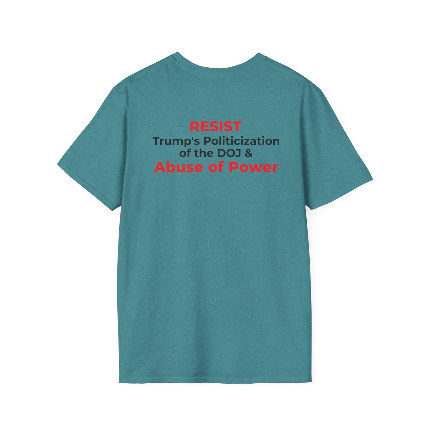 James Comey “RESIST” — Abuse of Power Protest T-Shirt (Double-Sided)