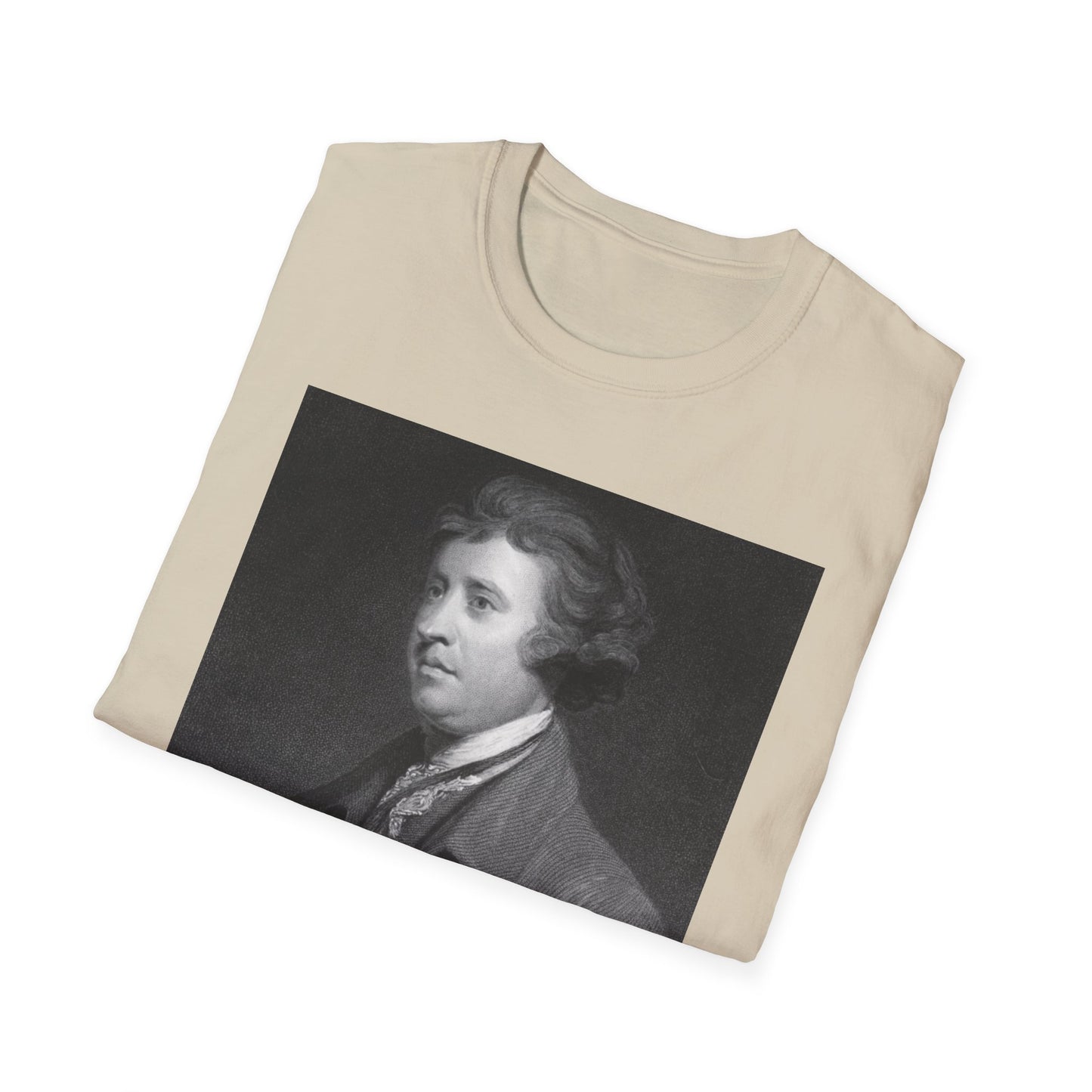 Edmund Burke Quote Tee – The Triumph of Evil Is When Good Men Do Nothing – Sand