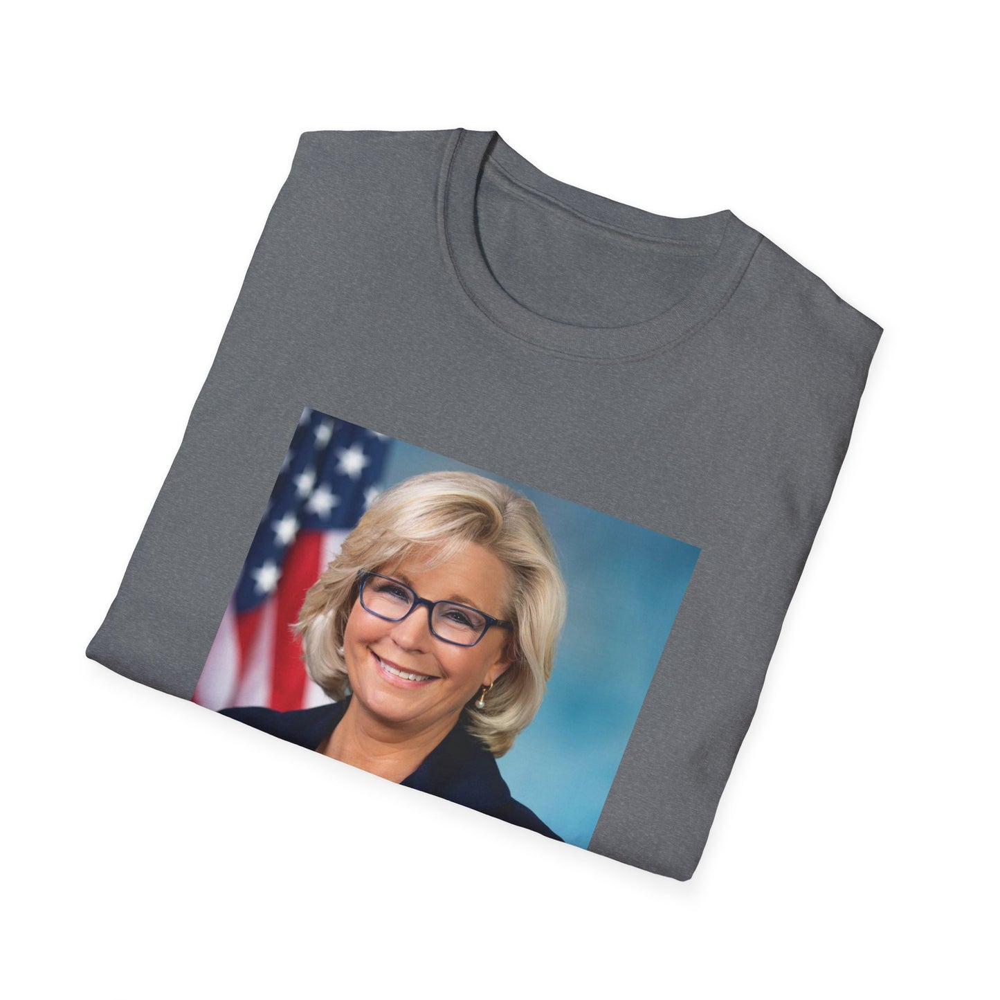 Liz Cheney T-Shirt – Truth Over Trump’s Big Lie Tee – Heather Graphite