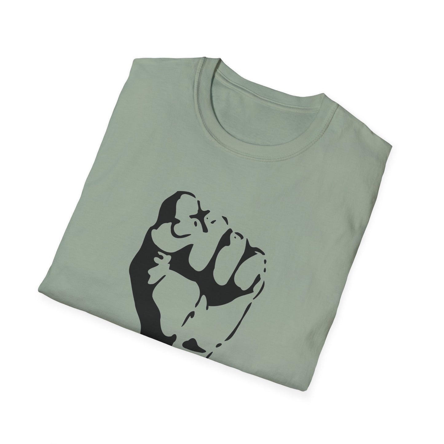 I Am the Resistance – This Stops When Enough of Us Say No Tee – Sage