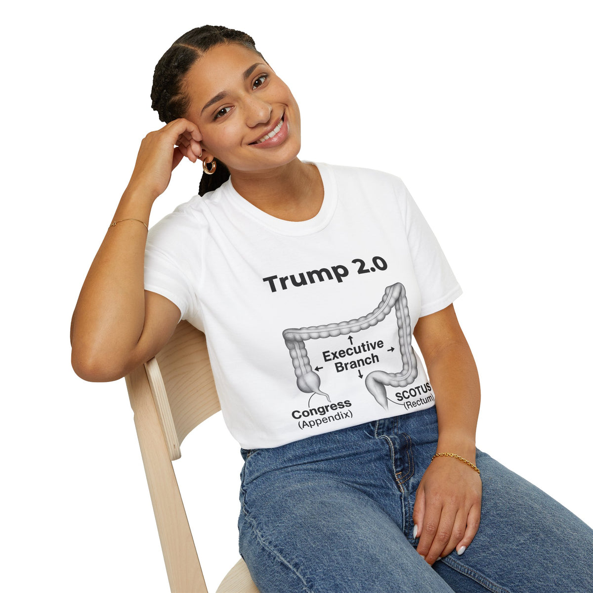 Democracy Protest Shirt – Broken Democracy Political Statement T-Shirt