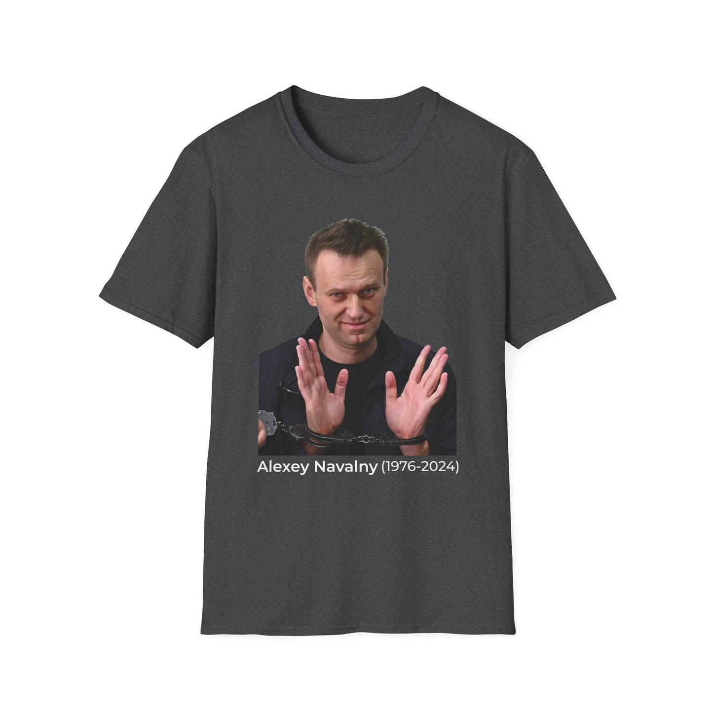 Resist Dictatorship Alexey Navalny Tribute T-Shirt – Pro-Democracy & Anti-Authoritarian Tee – Gray Edition