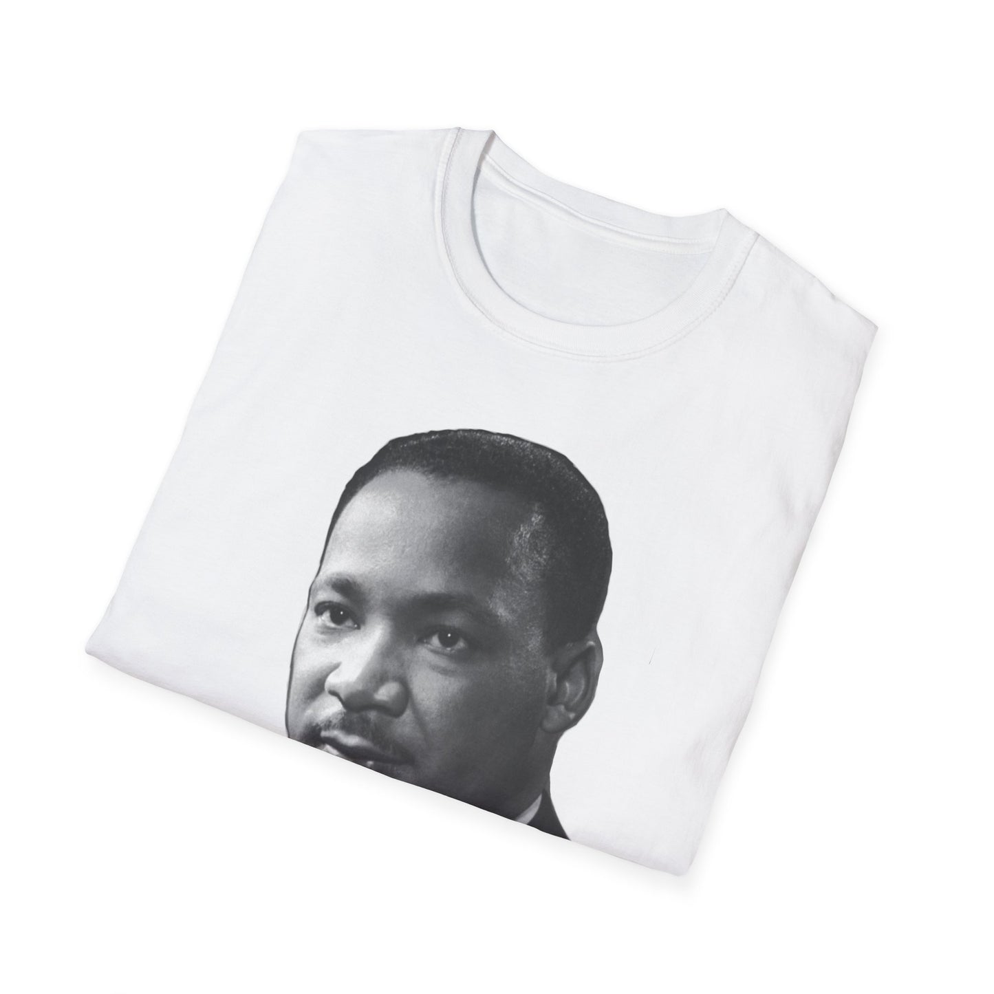 Martin Luther King Jr. Moral Arc Quote Tee – Justice Portrait Shirt