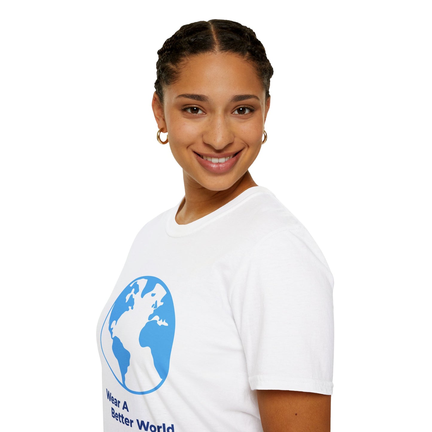 Wear A Better World Globe Logo T-Shirt | Activist Earth Tee