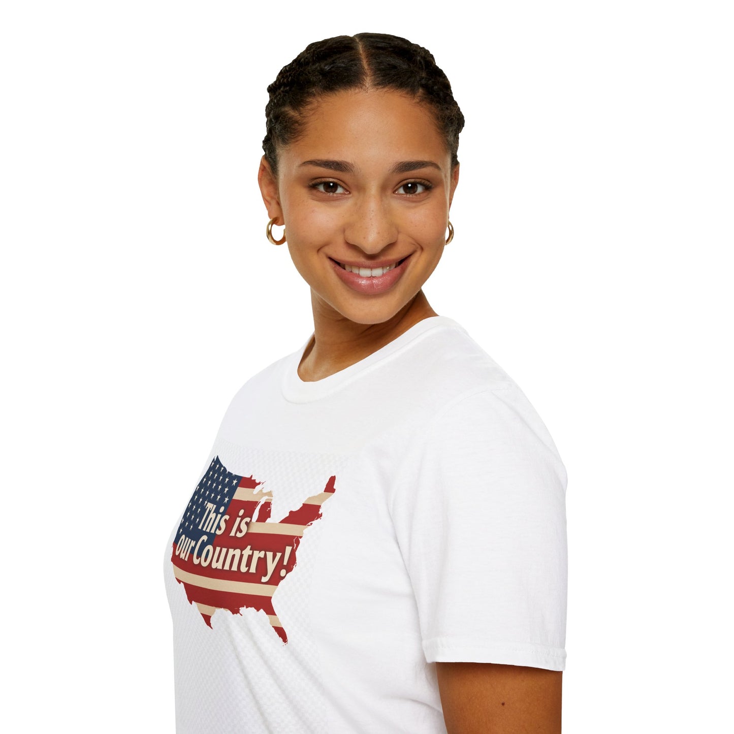 This Is Our Country – No Dictators Two-Sided Political Protest T-Shirt