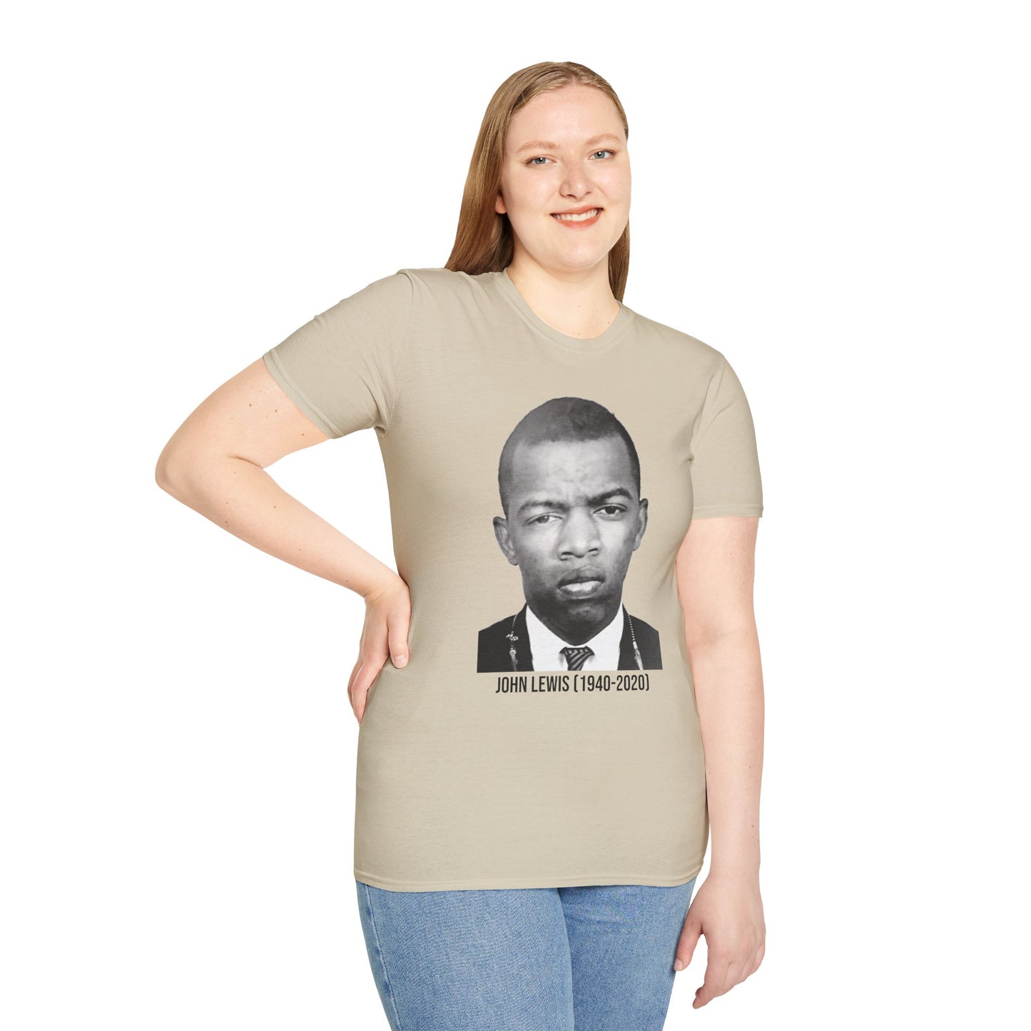 John Lewis Get in Good Trouble Legacy Shirt – Civil Rights Quote Tee – Sand