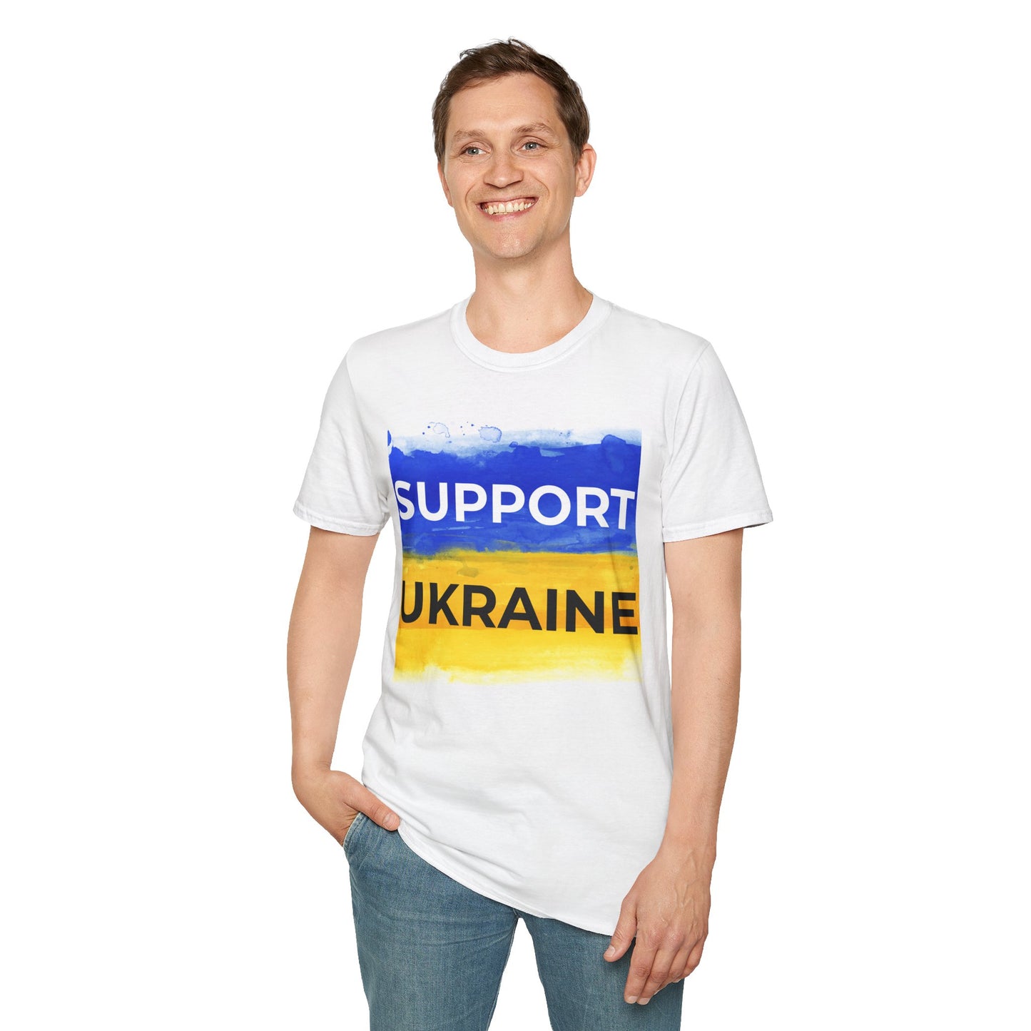 Support Ukraine T-Shirt – Ukrainian Flag Solidarity Tee