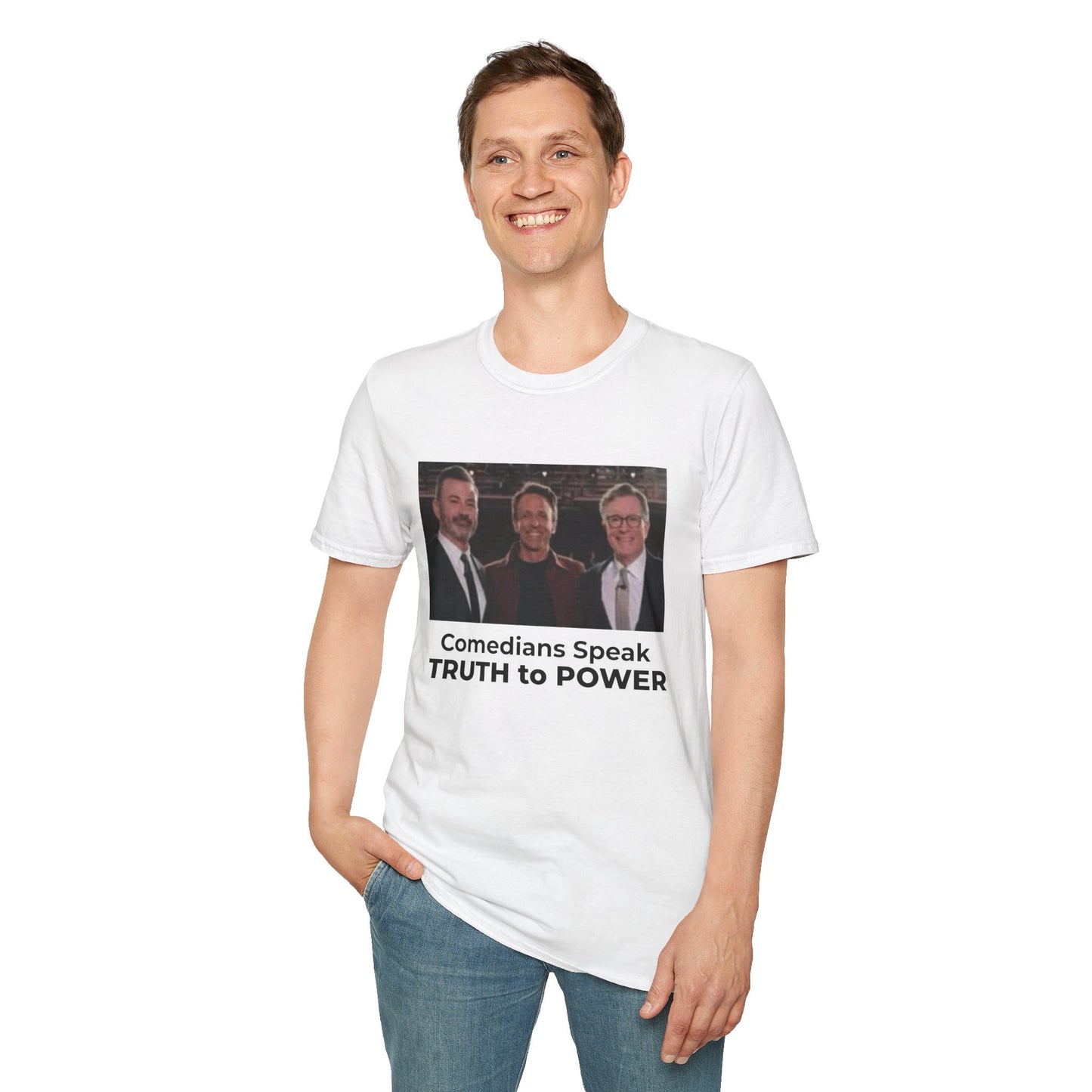 Dictators HATE Comedians – Truth to Power Satire Tee