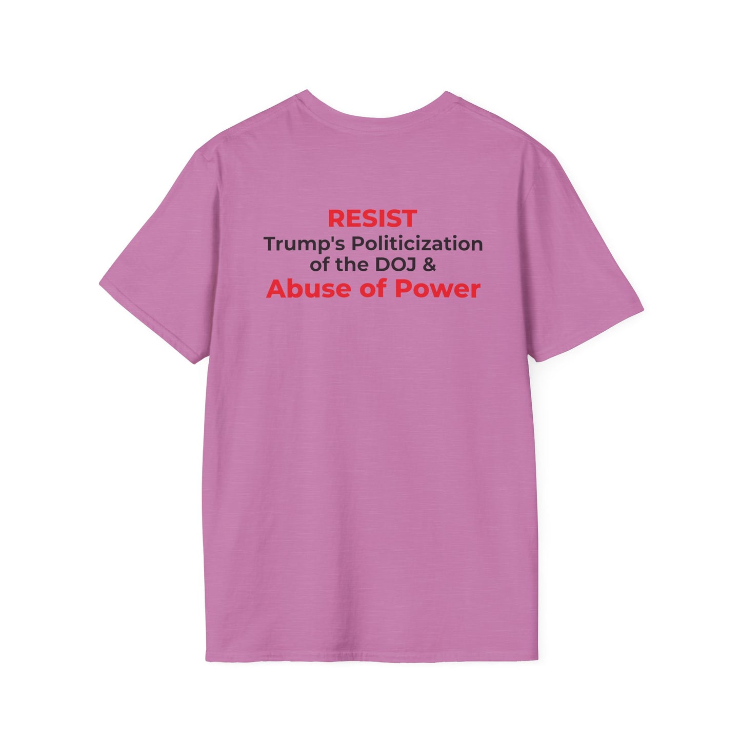 James Comey “RESIST” — Abuse of Power Protest T-Shirt (Double-Sided)