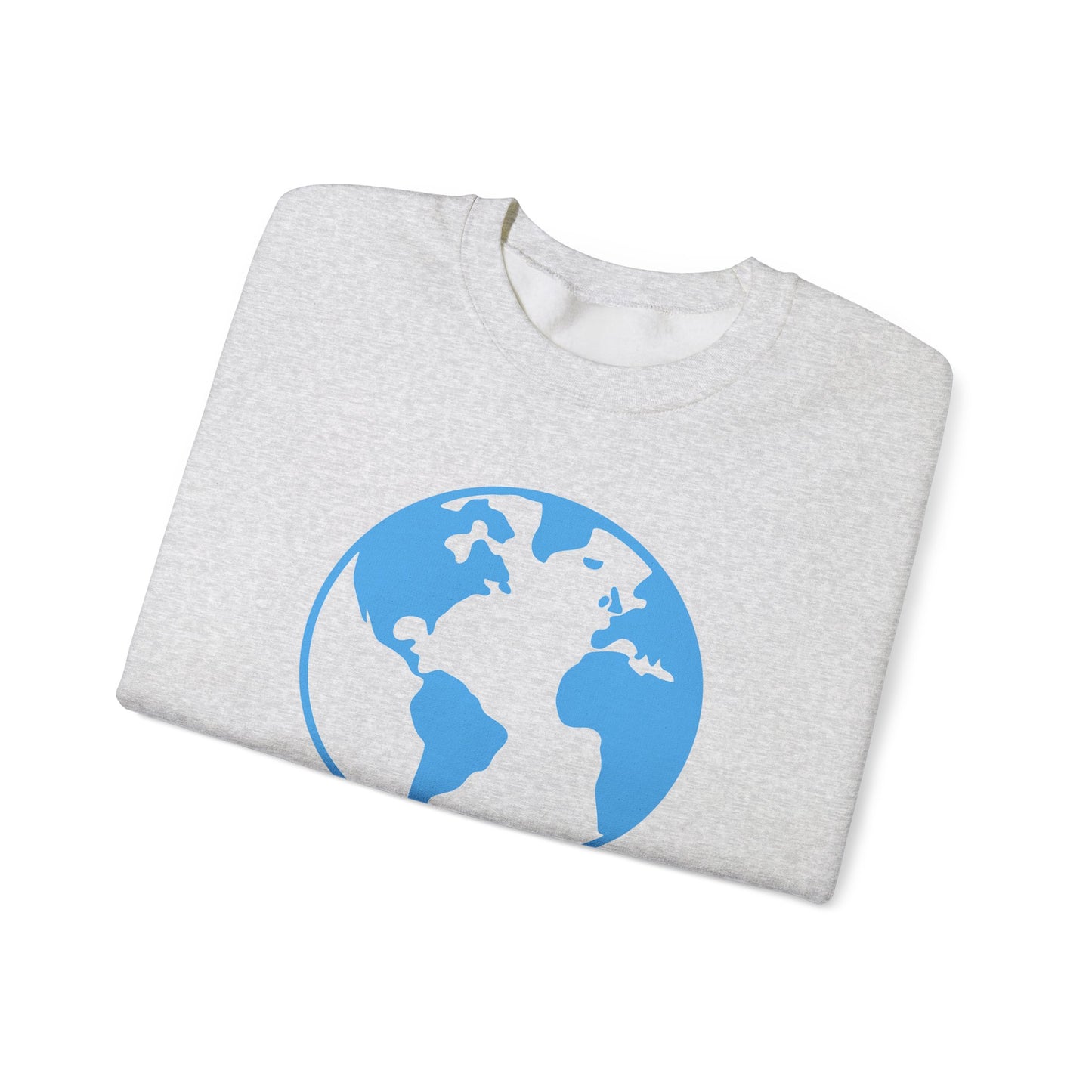 Wear A Better World Sweatshirt – I Am the Resistance – Say NO Back Print – Ash