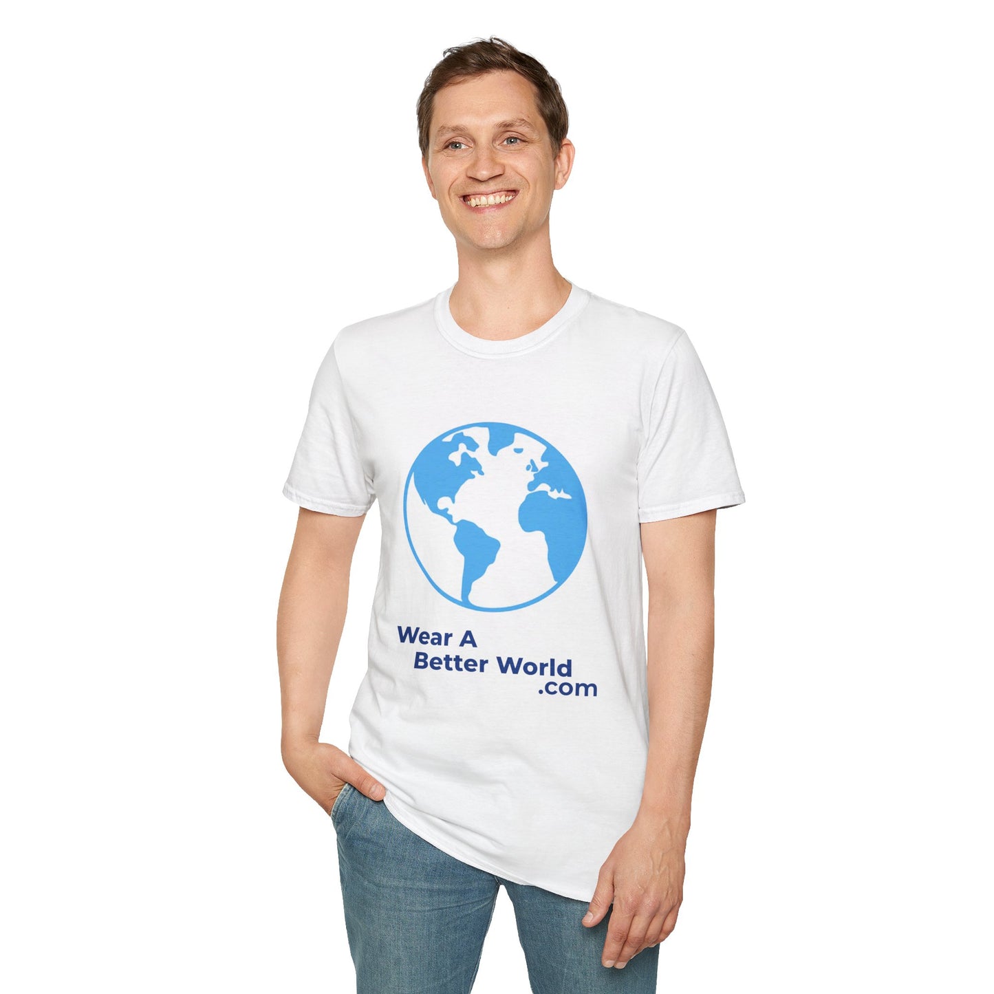 Wear A Better World Globe Logo T-Shirt – Activist Earth Tee