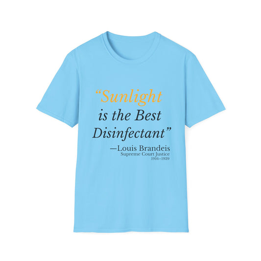 Sunlight is the Best Disinfectant--Release the Epstein Files