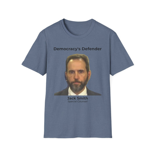 Democracy’s Defender – Jack Smith Special Counsel T-Shirt – Heather Indigo