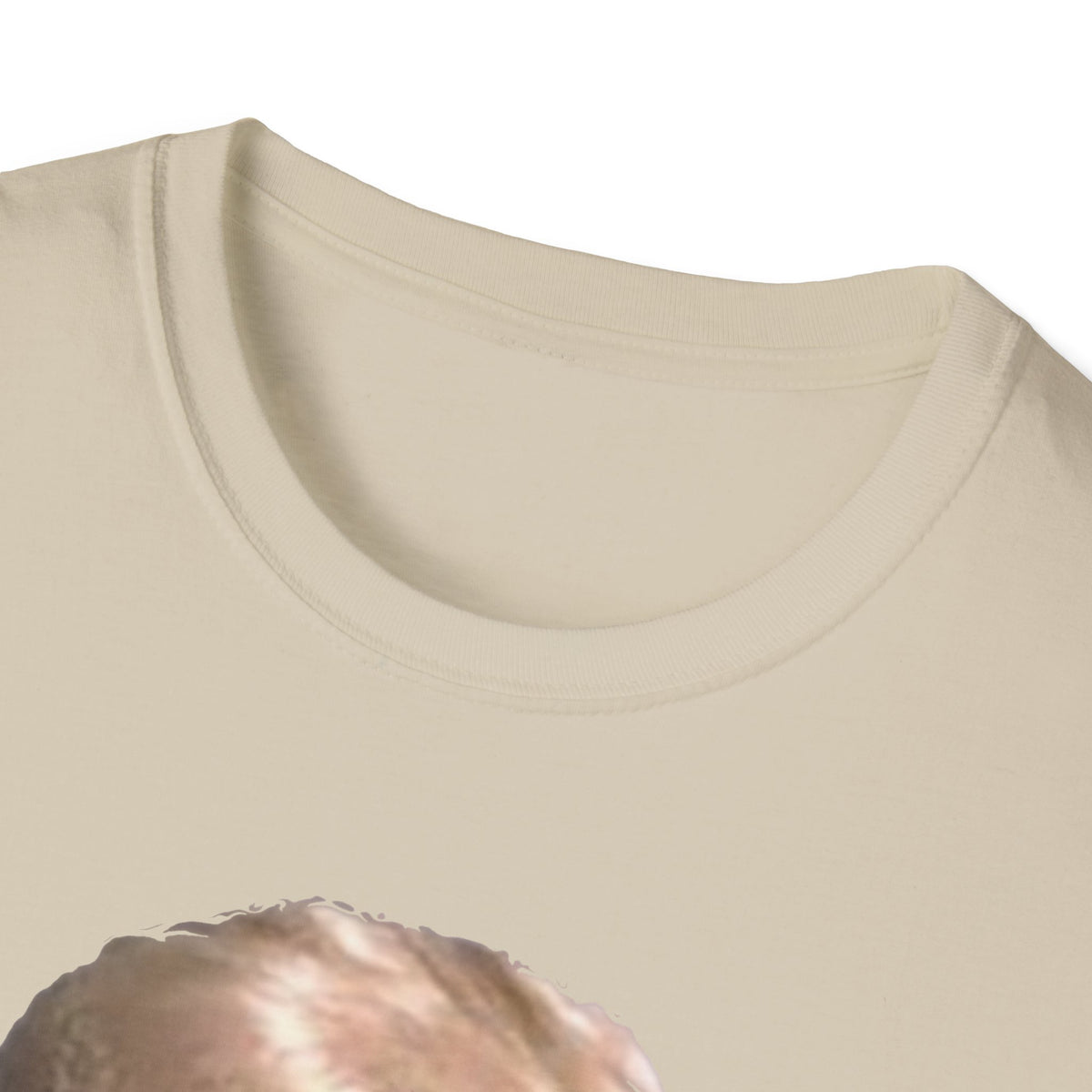 An Ugly American & Modern-Day Narcissus T-Shirt – Two-Sided Political Satire Tee – Sand