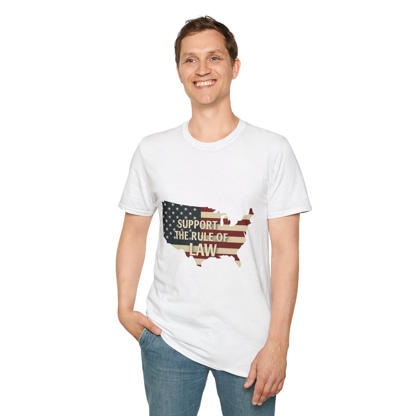 Support the Rule of Law – It's Not Political. It's Existential. Tee.